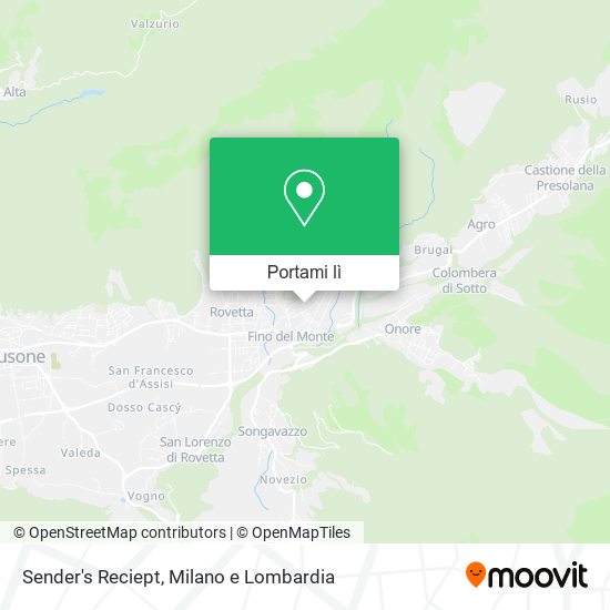 Mappa Sender's Reciept