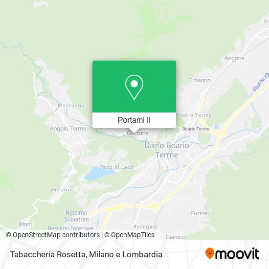 Mappa Tabaccheria Rosetta