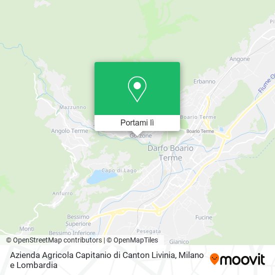 Mappa Azienda Agricola Capitanio di Canton Livinia