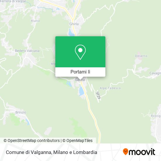 Mappa Comune di Valganna