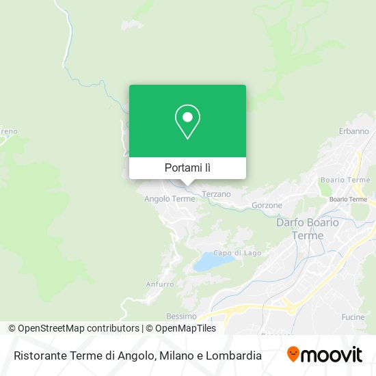 Mappa Ristorante Terme di Angolo