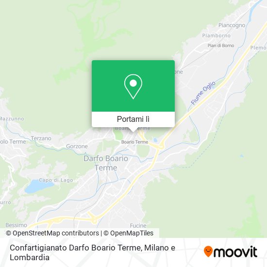 Mappa Confartigianato Darfo Boario Terme