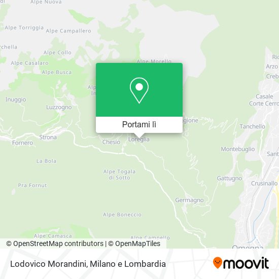 Mappa Lodovico Morandini
