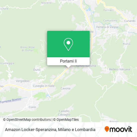 Mappa Amazon Locker-Speranzina