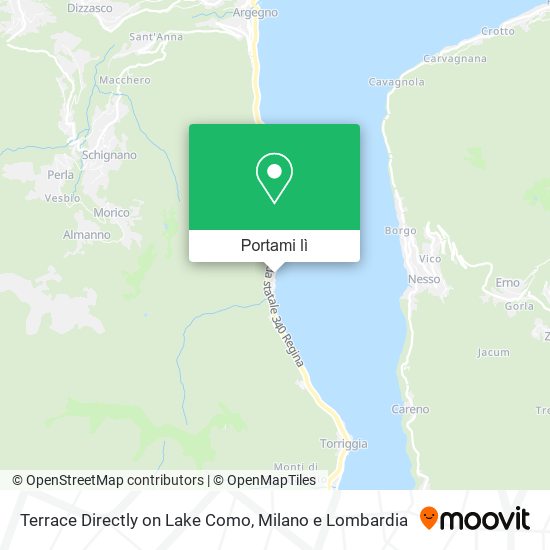 Mappa Terrace Directly on Lake Como