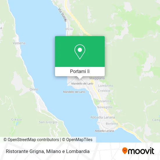Mappa Ristorante Grigna
