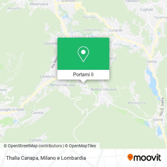 Mappa Thalìa Canapa