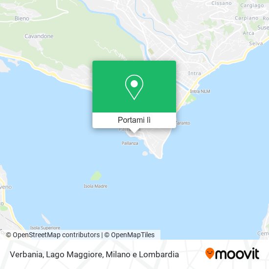 Mappa Verbania, Lago Maggiore