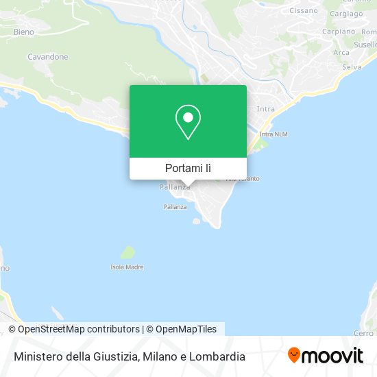 Mappa Ministero della Giustizia