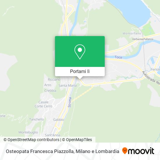 Mappa Osteopata Francesca Piazzolla