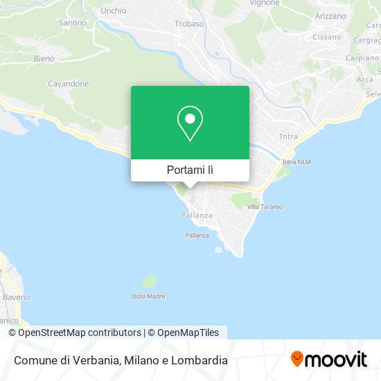 Mappa Comune di Verbania