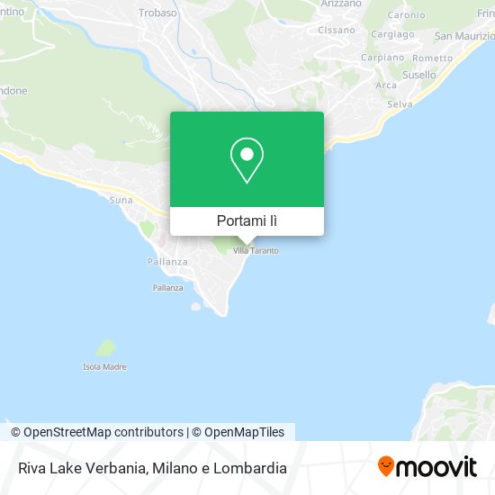 Mappa Riva Lake Verbania