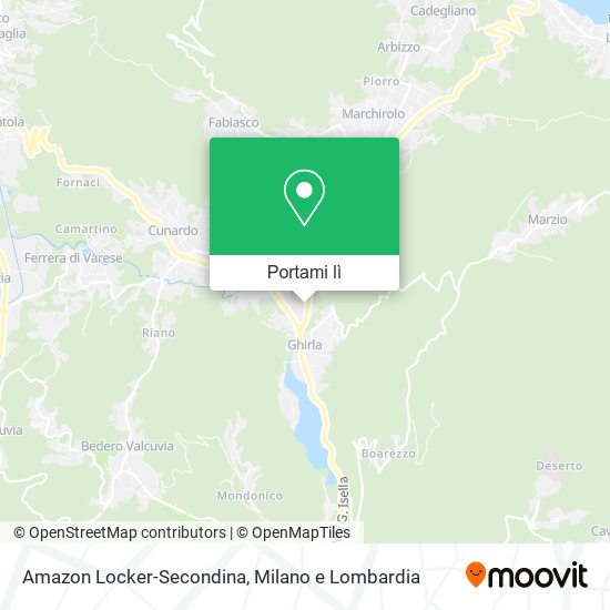 Mappa Amazon Locker-Secondina