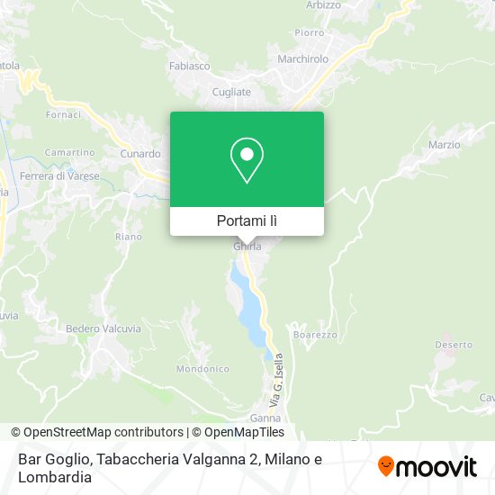 Mappa Bar Goglio, Tabaccheria Valganna 2