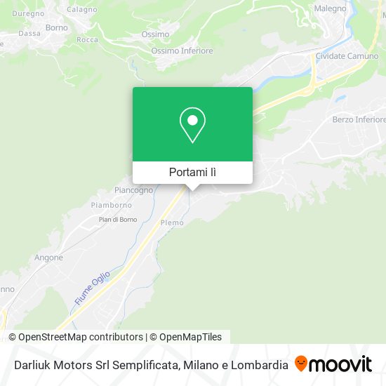Mappa Darliuk Motors Srl Semplificata