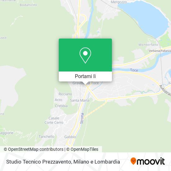 Mappa Studio Tecnico Prezzavento