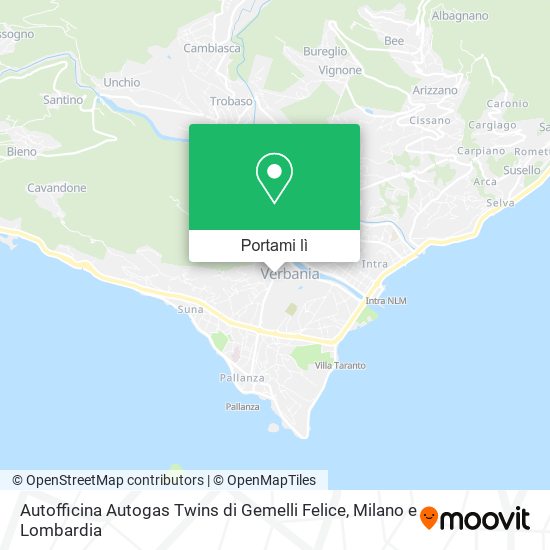 Mappa Autofficina Autogas Twins di Gemelli Felice