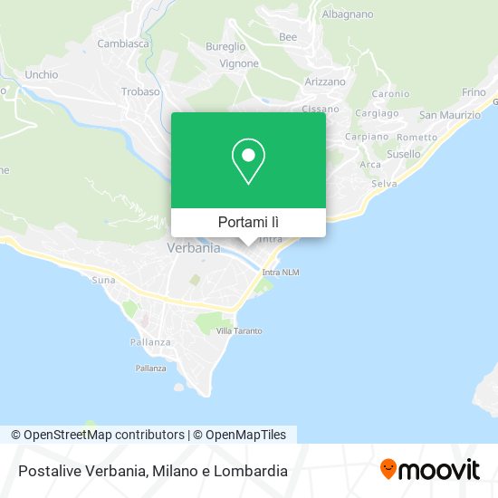 Mappa Postalive Verbania