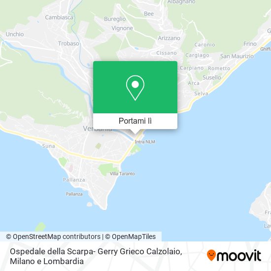 Mappa Ospedale della Scarpa- Gerry Grieco Calzolaio