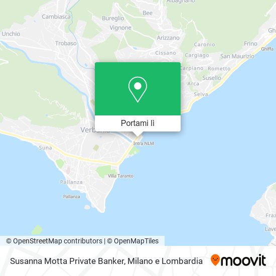 Mappa Susanna Motta Private Banker