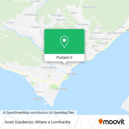Mappa Aceti Gaudenzio