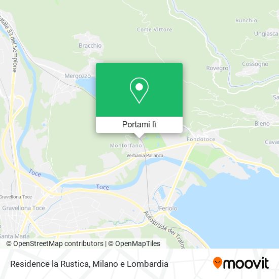Mappa Residence la Rustica