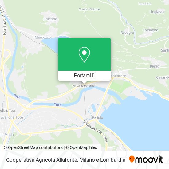 Mappa Cooperativa Agricola Allafonte