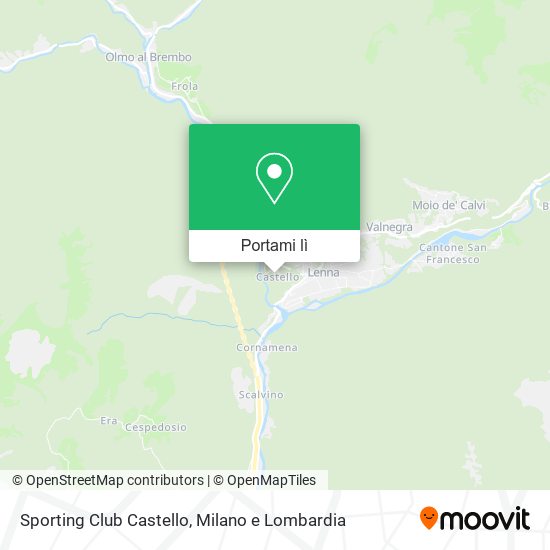 Mappa Sporting Club Castello