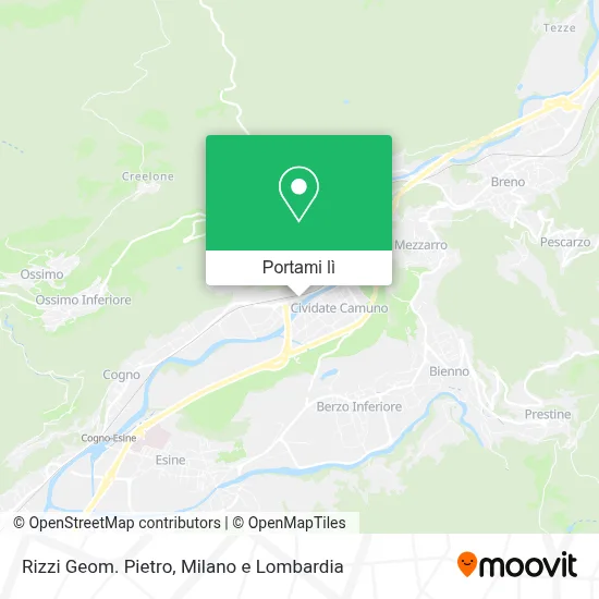 Mappa Rizzi Geom. Pietro