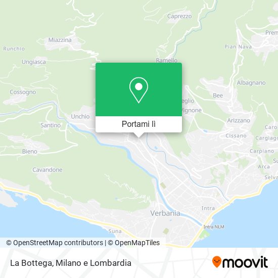 Mappa La Bottega