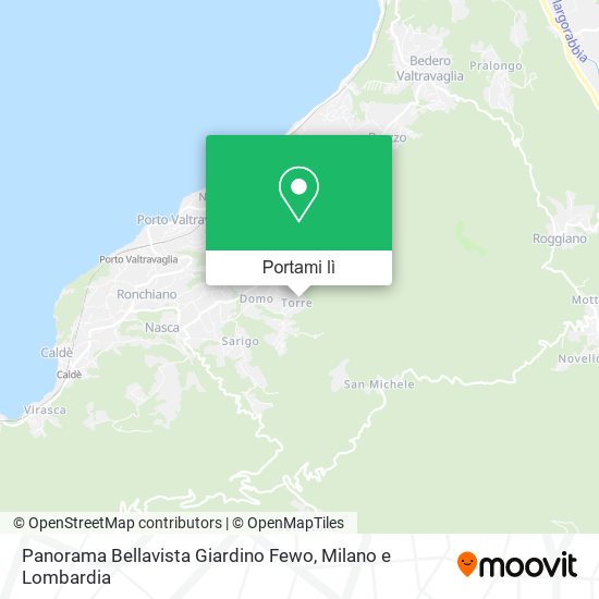 Mappa Panorama Bellavista Giardino Fewo
