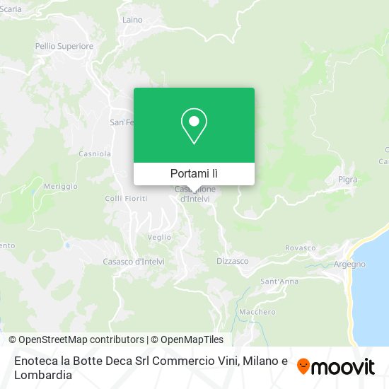 Mappa Enoteca la Botte Deca Srl Commercio Vini