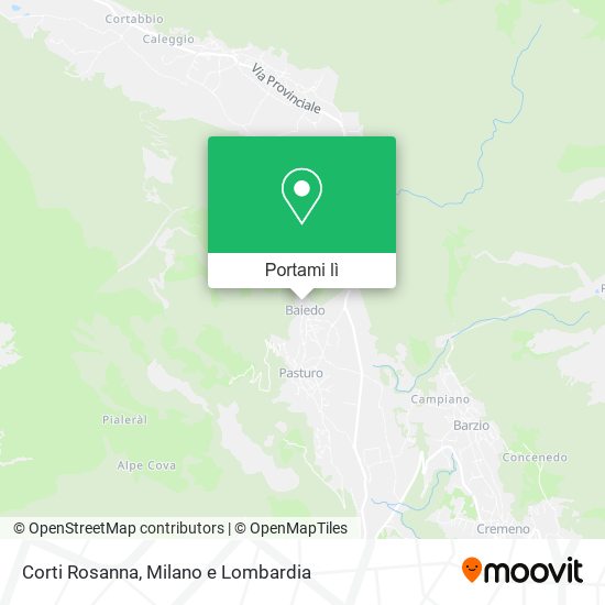 Mappa Corti Rosanna