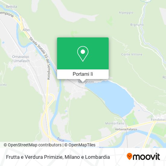 Mappa Frutta e Verdura Primizie