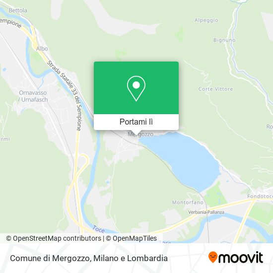 Mappa Comune di Mergozzo