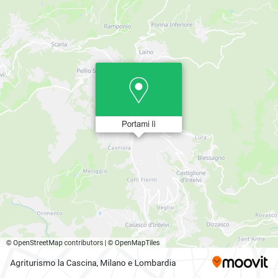 Mappa Agriturismo la Cascina