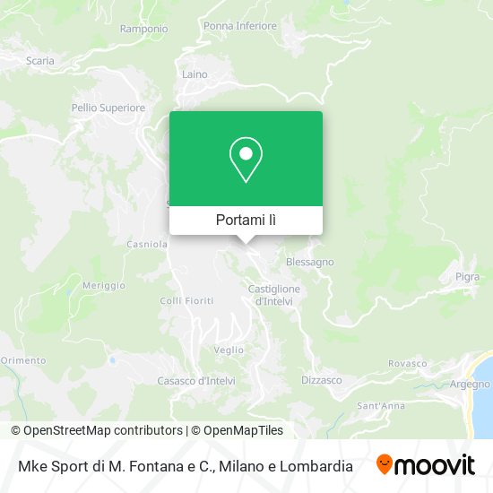 Mappa Mke Sport di M. Fontana e C.