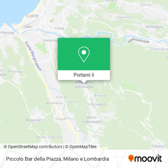 Mappa Piccolo Bar della Piazza