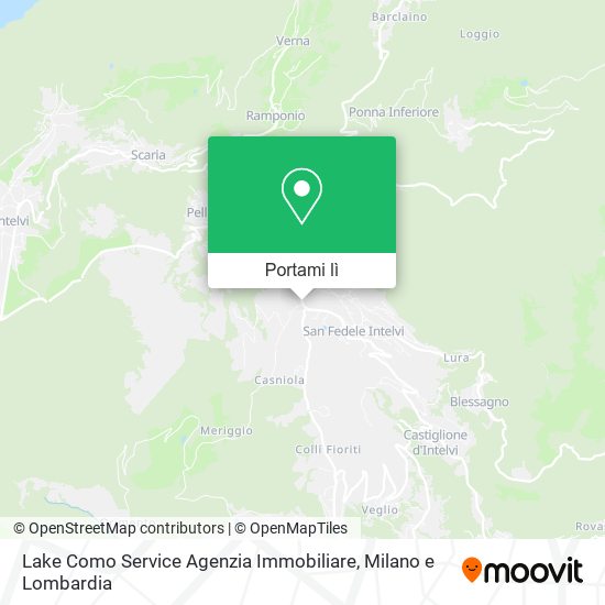 Mappa Lake Como Service Agenzia Immobiliare