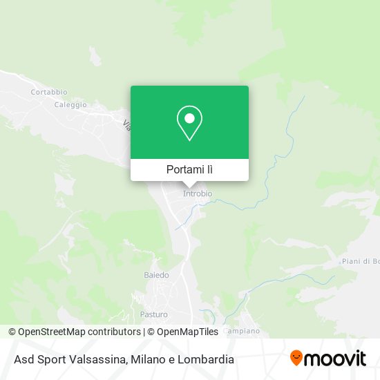 Mappa Asd Sport Valsassina