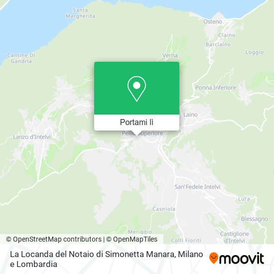 Mappa La Locanda del Notaio di Simonetta Manara