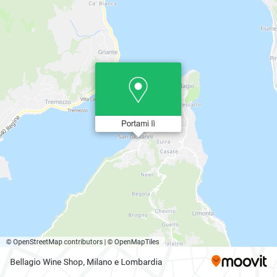 Mappa Bellagio Wine Shop