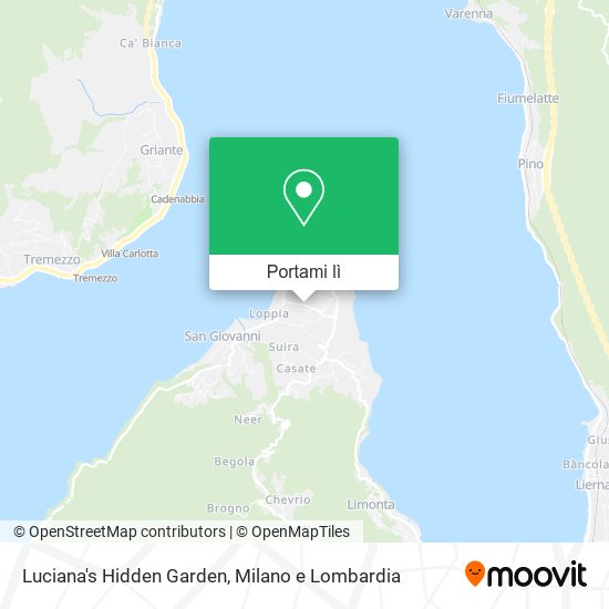 Mappa Luciana's Hidden Garden
