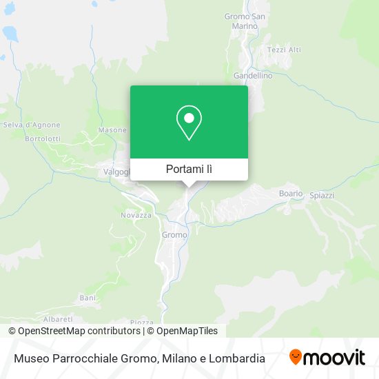 Mappa Museo Parrocchiale Gromo