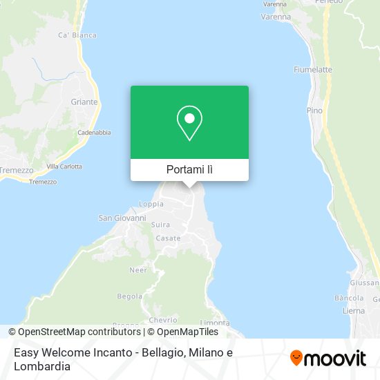 Mappa Easy Welcome Incanto - Bellagio