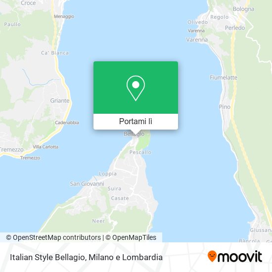 Mappa Italian Style Bellagio