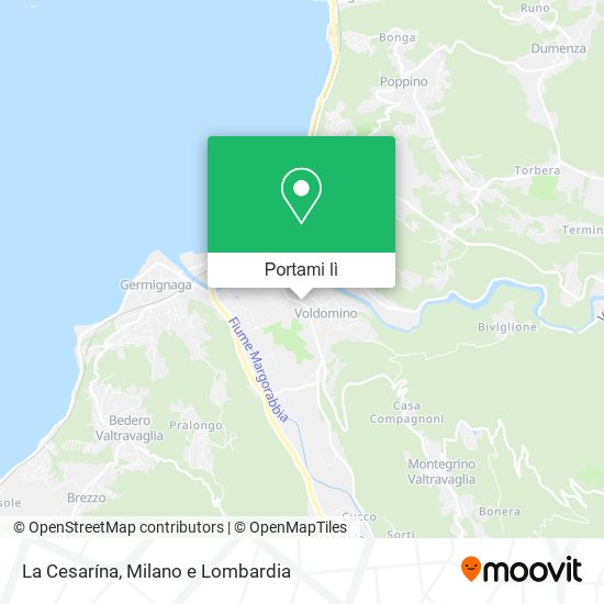 Mappa La Cesarína