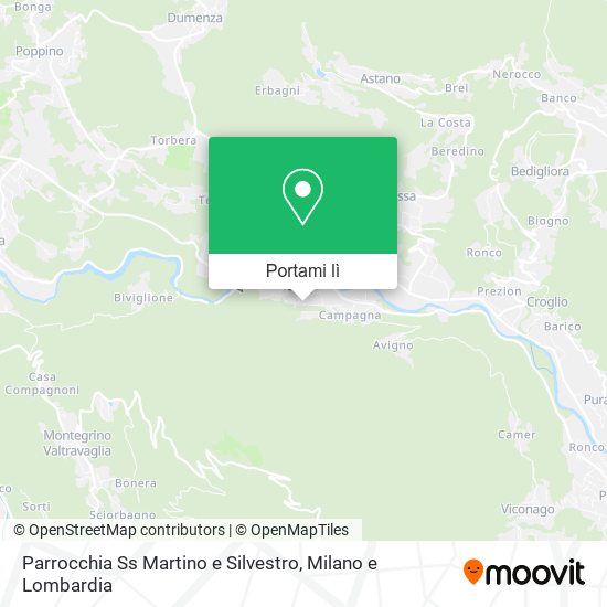 Mappa Parrocchia Ss Martino e Silvestro