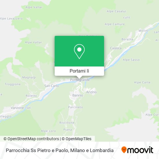 Mappa Parrocchia Ss Pietro e Paolo