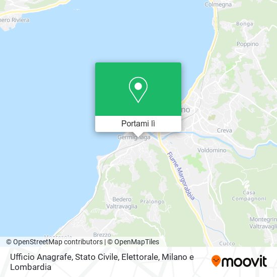 Mappa Ufficio Anagrafe, Stato Civile, Elettorale